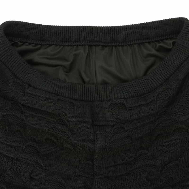 BARNEYS NEW YORK ウォッシャブル ニットパンツ BLACK