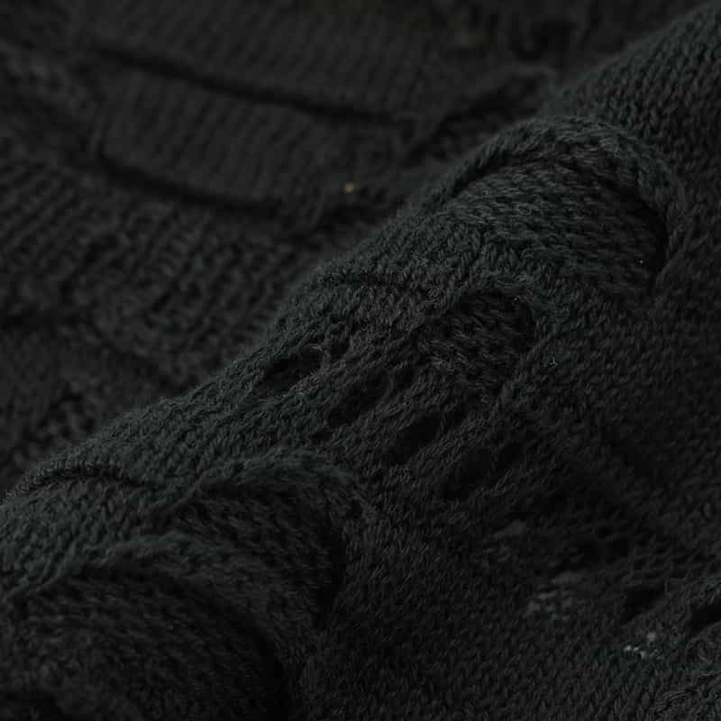 BARNEYS NEW YORK ウォッシャブル ニットパンツ BLACK