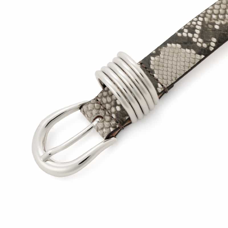 DEHANCHE DEHANCHE＜デハンシェ＞パイソン柄ベルト "HOLYHOCK" MULTICOLOR