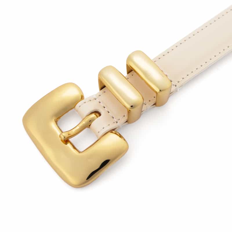 DEHANCHE DEHANCHE<デハンシェ>ベルト "TETRA" IVORY