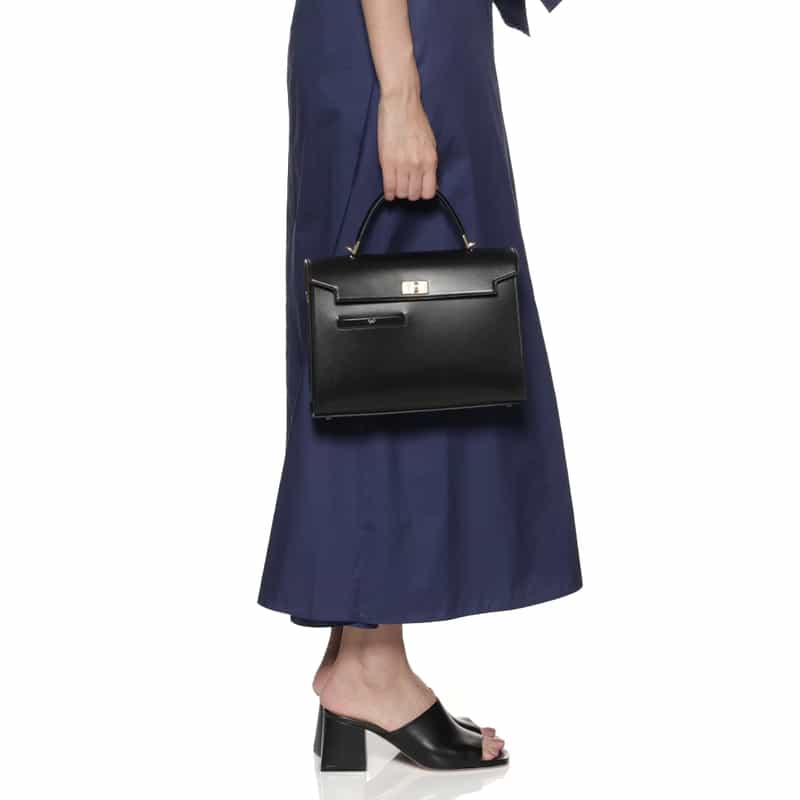 ANYA HINDMARCH ANYA HINDMARCH＜アニヤ ハインドマーチ＞2WAYワンハンドルバッグ"MORTIMER" BLACK