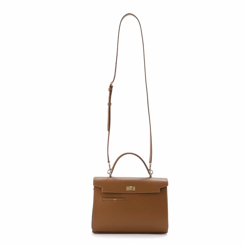 ANYA HINDMARCH ANYA HINDMARCH＜アニヤ ハインドマーチ＞2WAYワンハンドルバッグ"MORTIMER" CAMEL