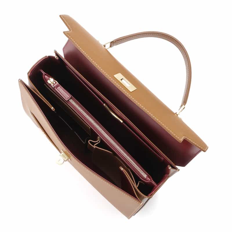 ANYA HINDMARCH ANYA HINDMARCH＜アニヤ ハインドマーチ＞2WAYワンハンドルバッグ"MORTIMER" CAMEL