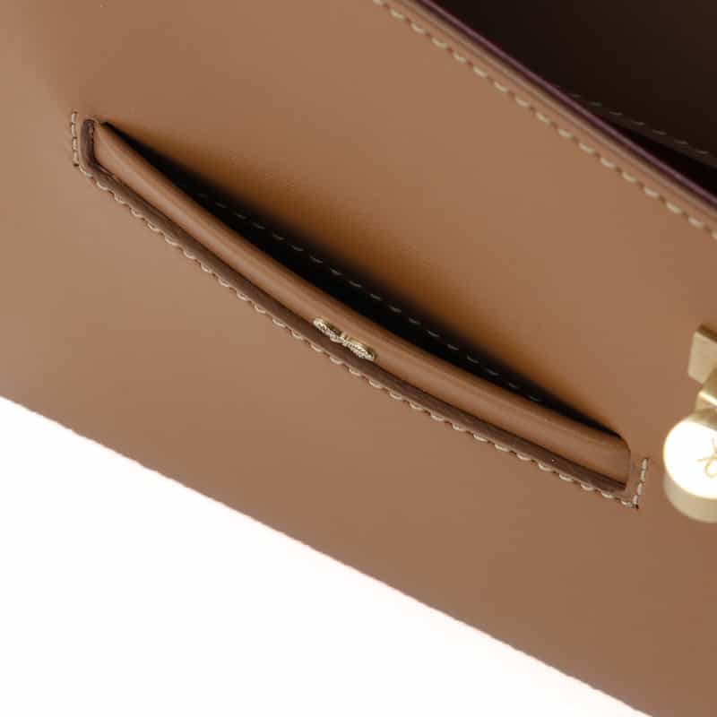 ANYA HINDMARCH ANYA HINDMARCH＜アニヤ ハインドマーチ＞2WAYワンハンドルバッグ"MORTIMER" CAMEL