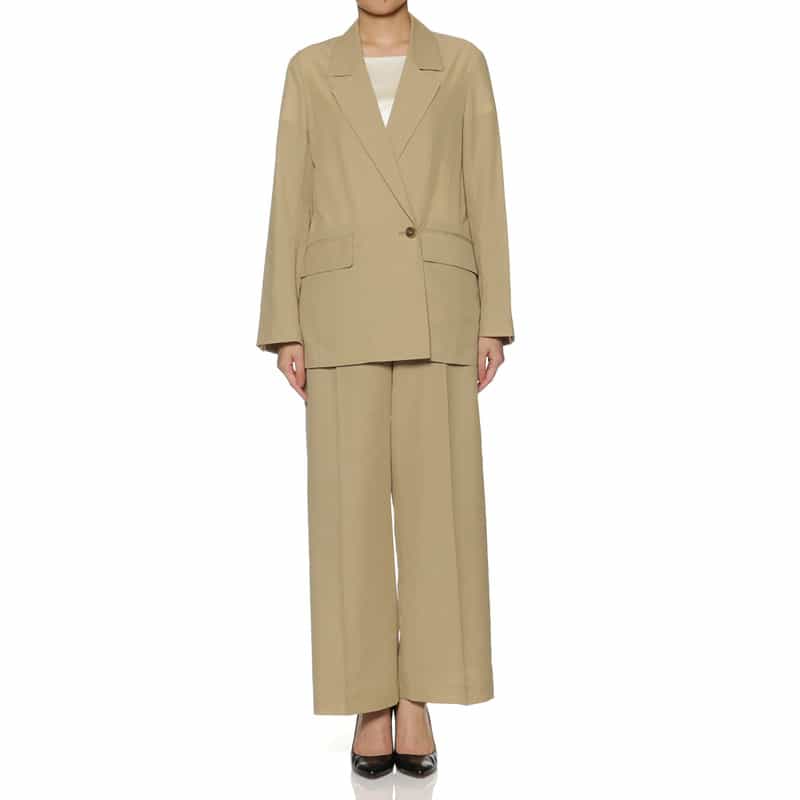 BARNEYS NEW YORK セットアップ ウォッシャブル ジャケット BEIGE