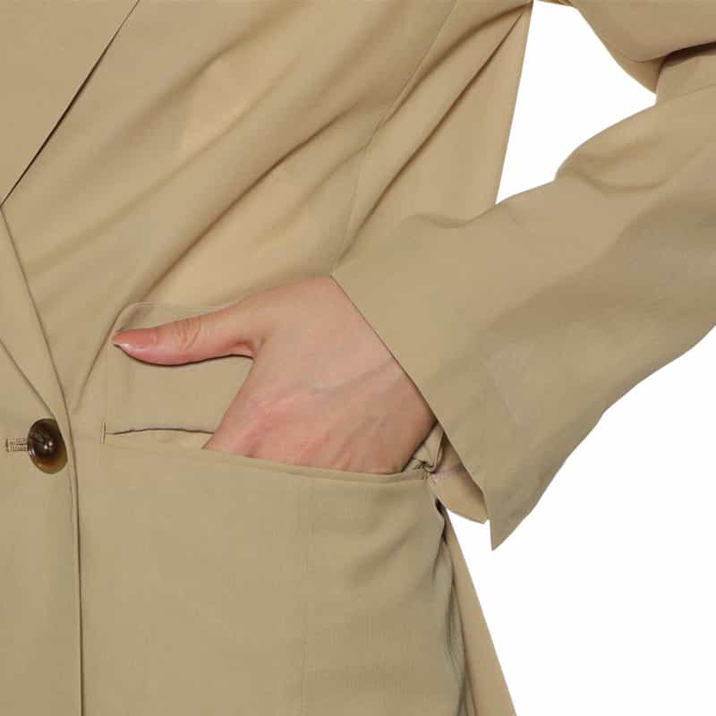 BARNEYS NEW YORK セットアップ ウォッシャブル ジャケット BEIGE