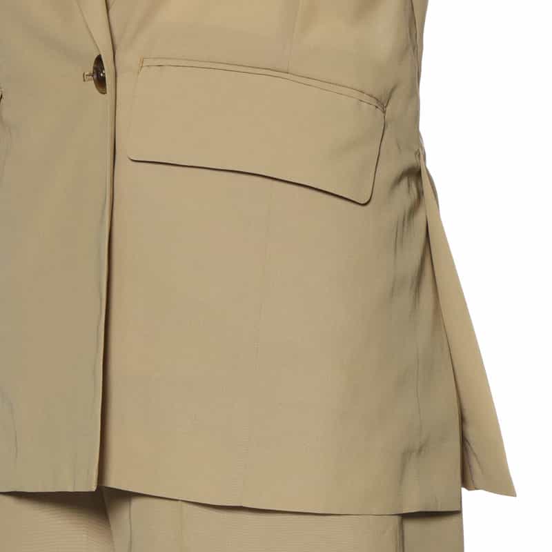 BARNEYS NEW YORK セットアップ ウォッシャブル ジャケット BEIGE