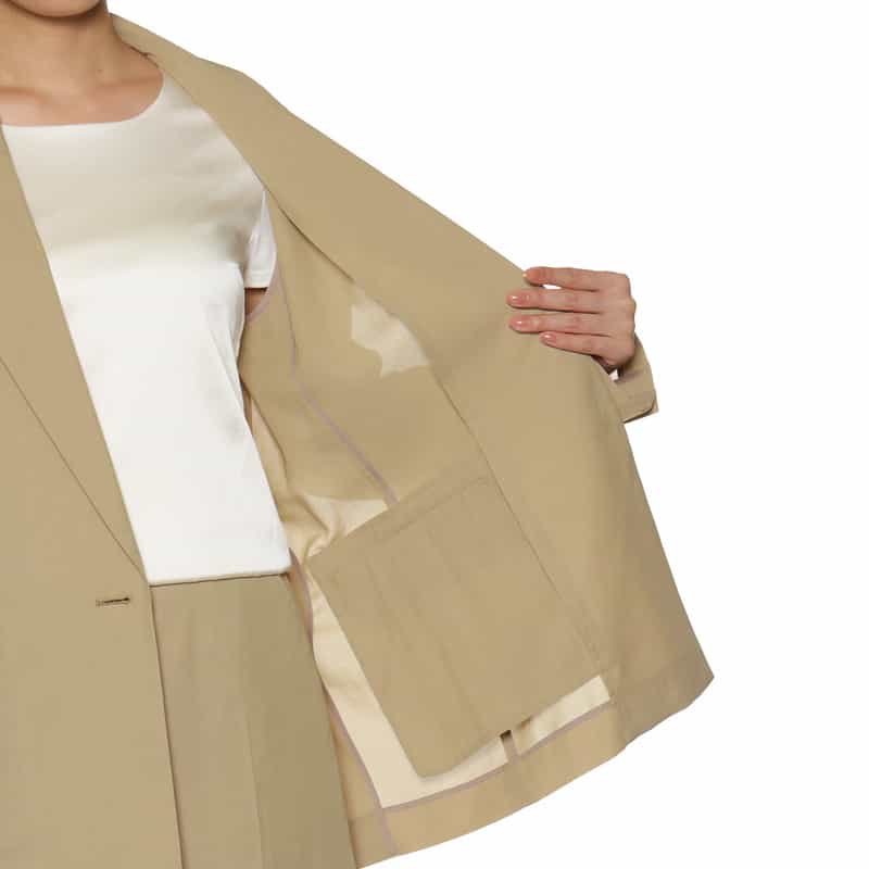 BARNEYS NEW YORK セットアップ ウォッシャブル ジャケット BEIGE