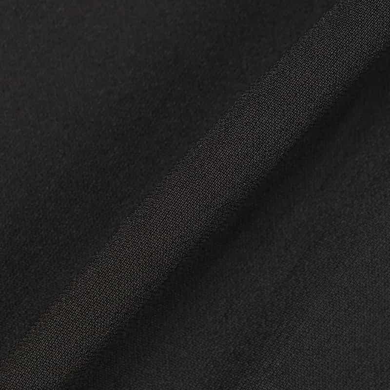 BARNEYS NEW YORK ウォッシャブル シアー素材 ベルテッド ワイドスプレッドカラードレス BLACK