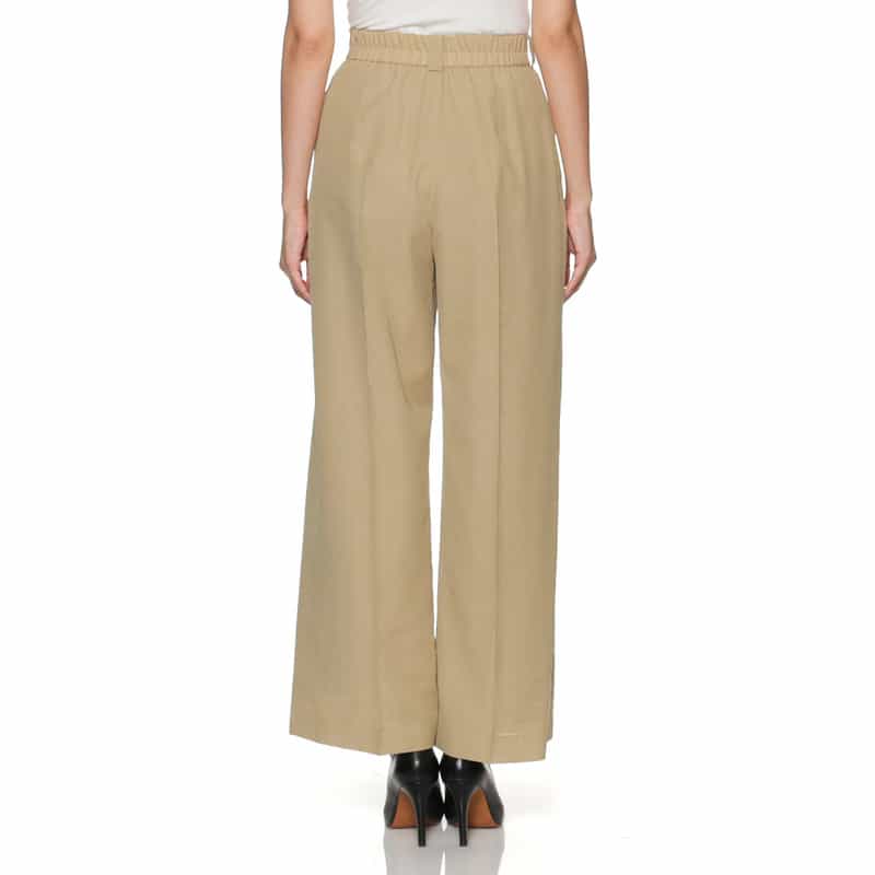BARNEYS NEW YORK セットアップ ウォッシャブル ワイドパンツ BEIGE