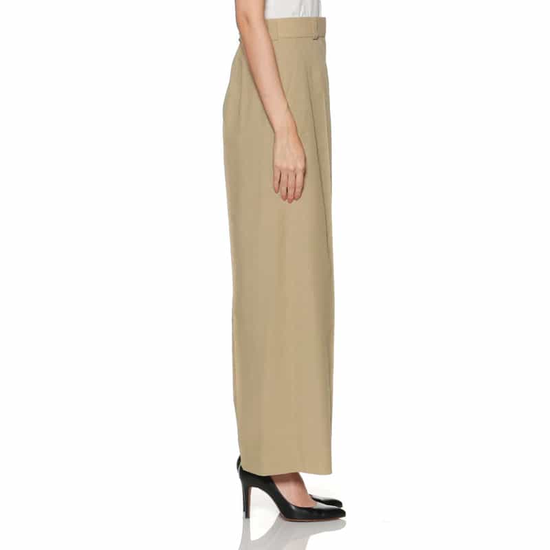 BARNEYS NEW YORK セットアップ ウォッシャブル ワイドパンツ BEIGE