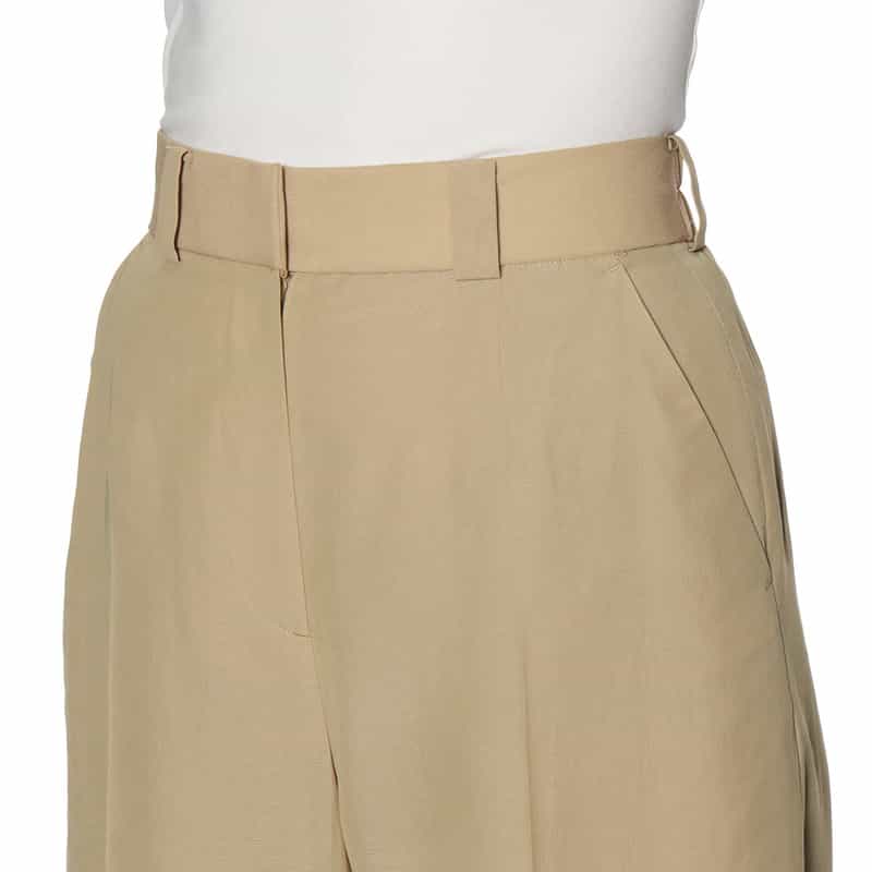 BARNEYS NEW YORK セットアップ ウォッシャブル ワイドパンツ BEIGE