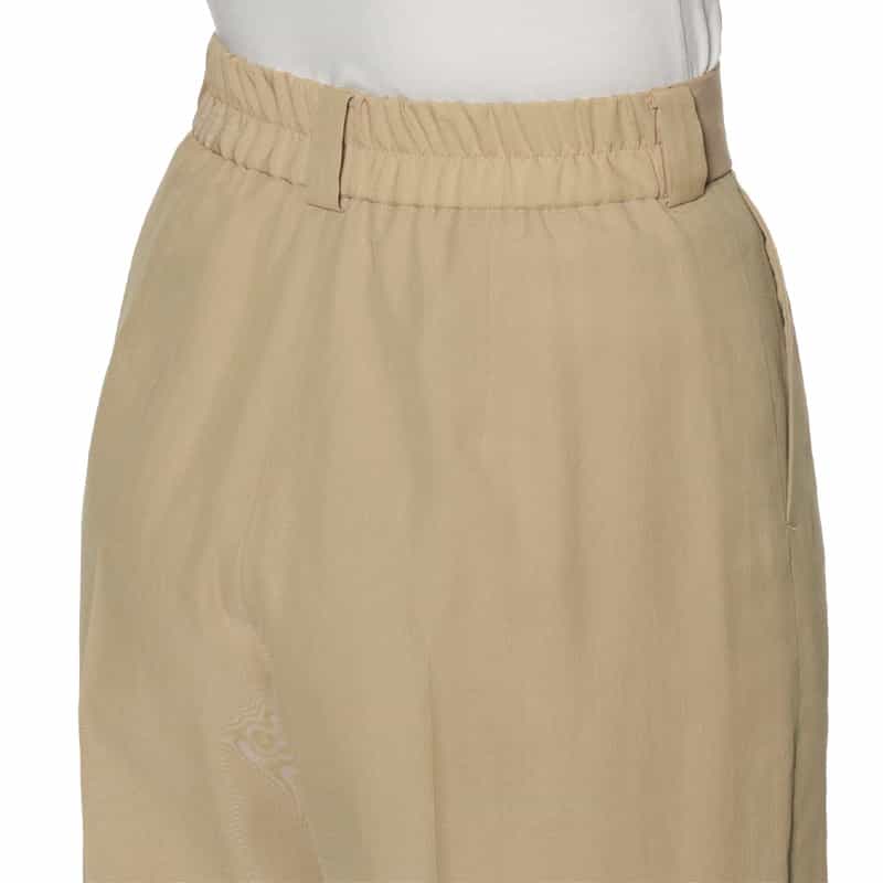 BARNEYS NEW YORK セットアップ ウォッシャブル ワイドパンツ BEIGE