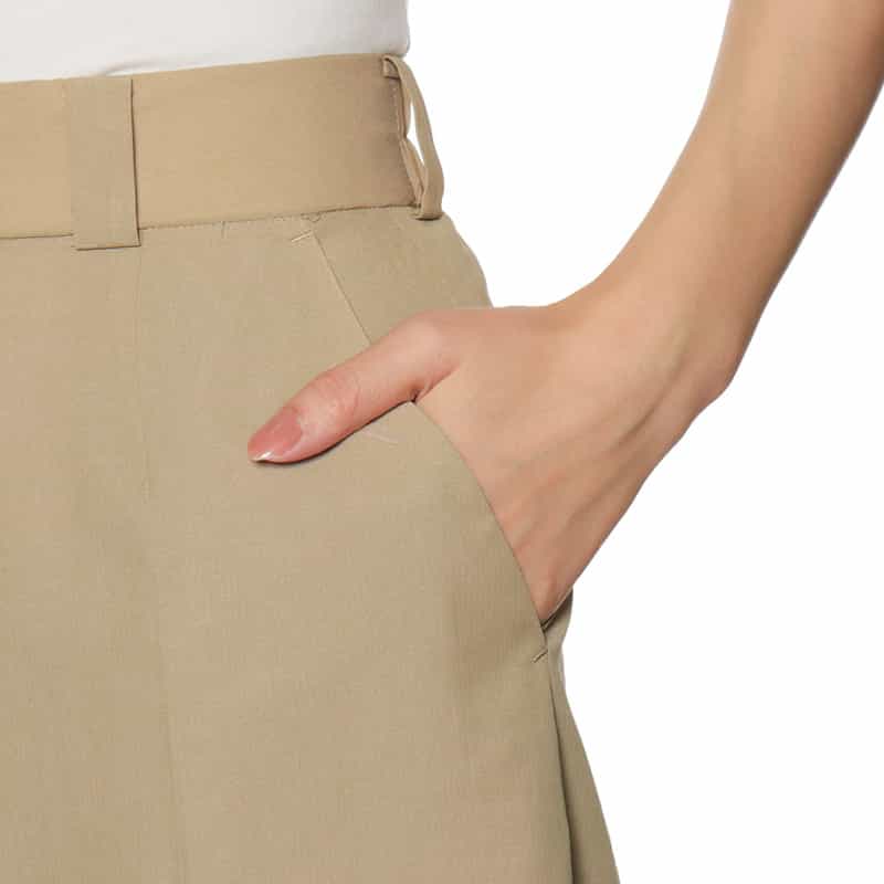 BARNEYS NEW YORK セットアップ ウォッシャブル ワイドパンツ BEIGE