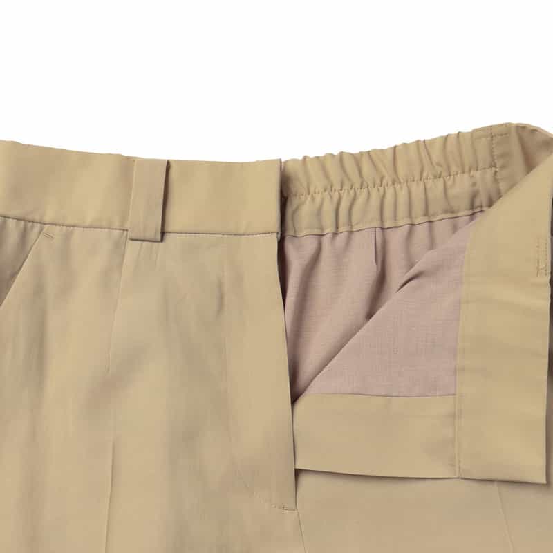 BARNEYS NEW YORK セットアップ ウォッシャブル ワイドパンツ BEIGE