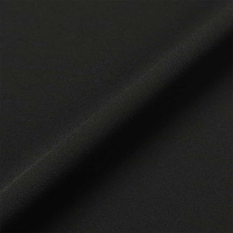 BARNEYS NEW YORK ウォッシャブル シフォンシャツ BLACK