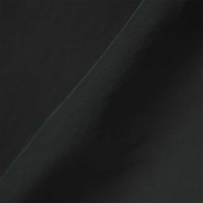 BARNEYS NEW YORK ウォッシャブル ベルテッドラップ風スカート BLACK