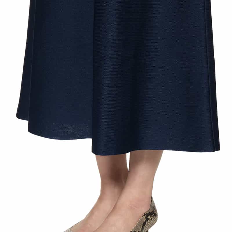 BARNEYS NEW YORK ボリュームスリーブ ニットドレス OFF WHITE