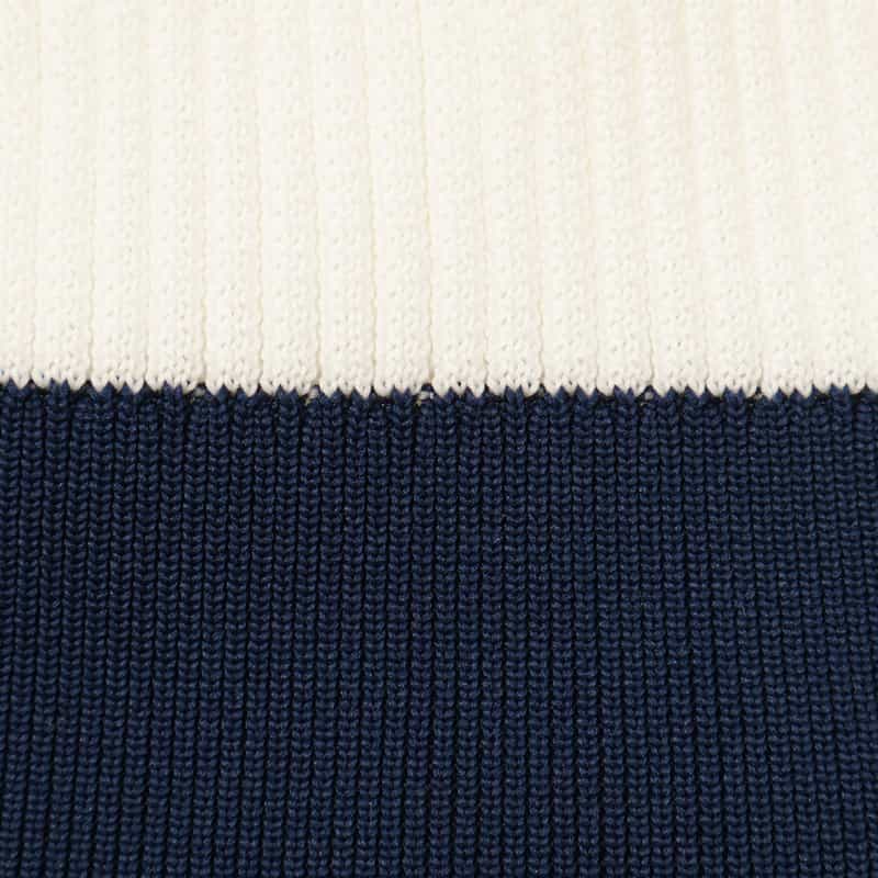 BARNEYS NEW YORK ボリュームスリーブ ニットドレス OFF WHITE