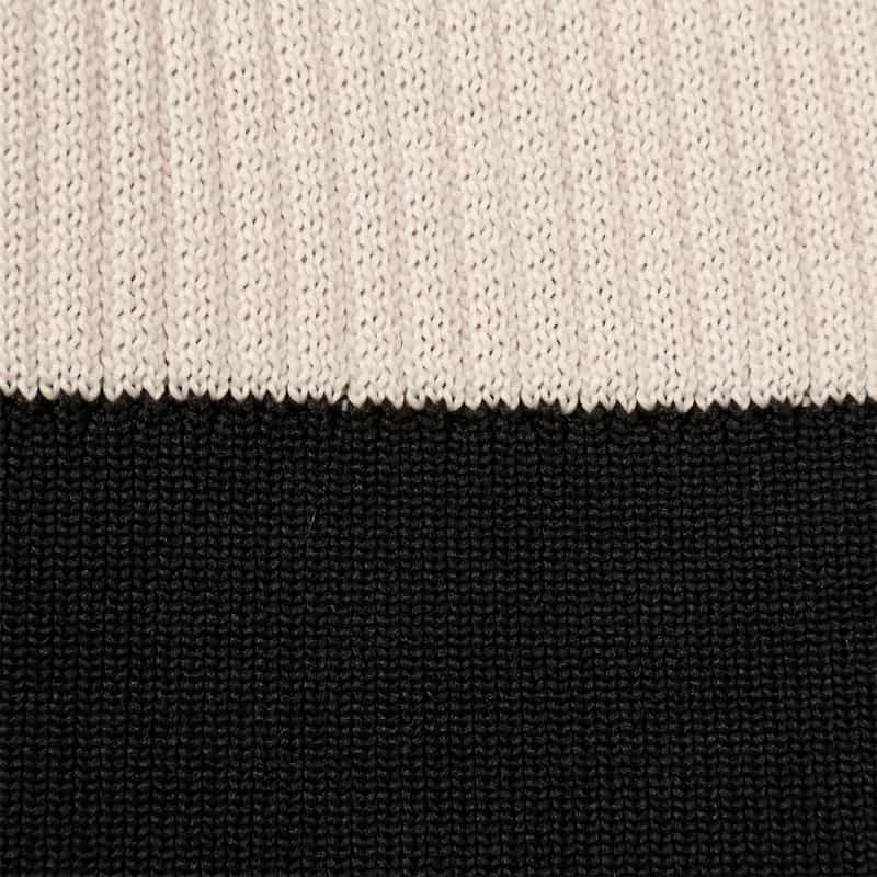 BARNEYS NEW YORK ボリュームスリーブ ニットドレス BEIGE