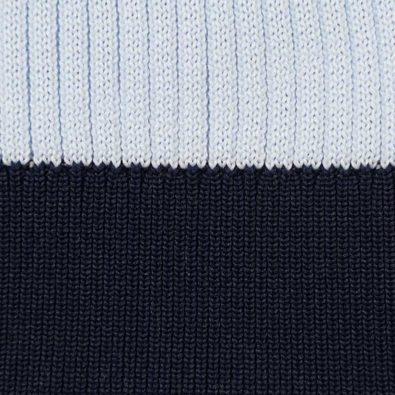 BARNEYS NEW YORK ボリュームスリーブ ニットドレス BLUE