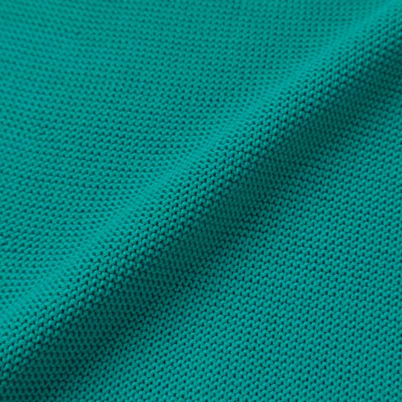 BARNEYS NEW YORK ノースリーブ ラインニットドレス BLUE GREEN