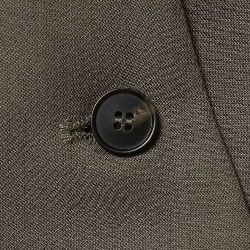 BARNEYS NEW YORK ウォッシャブル ベルト付きロングベスト BROWN