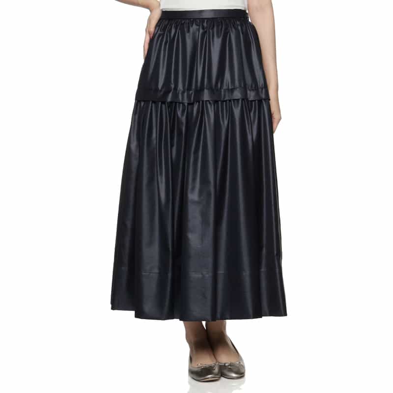 ウォッシャブル ボリュームロングスカート（2237298）｜BARNEYS