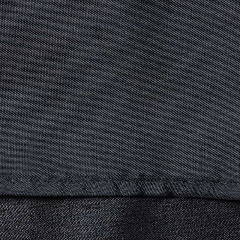 BARNEYS NEW YORK ウォッシャブル 切替ギャザースカート NAVY