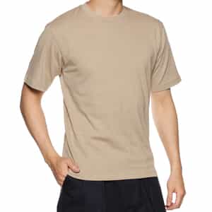 コットンリネン素材Tシャツ