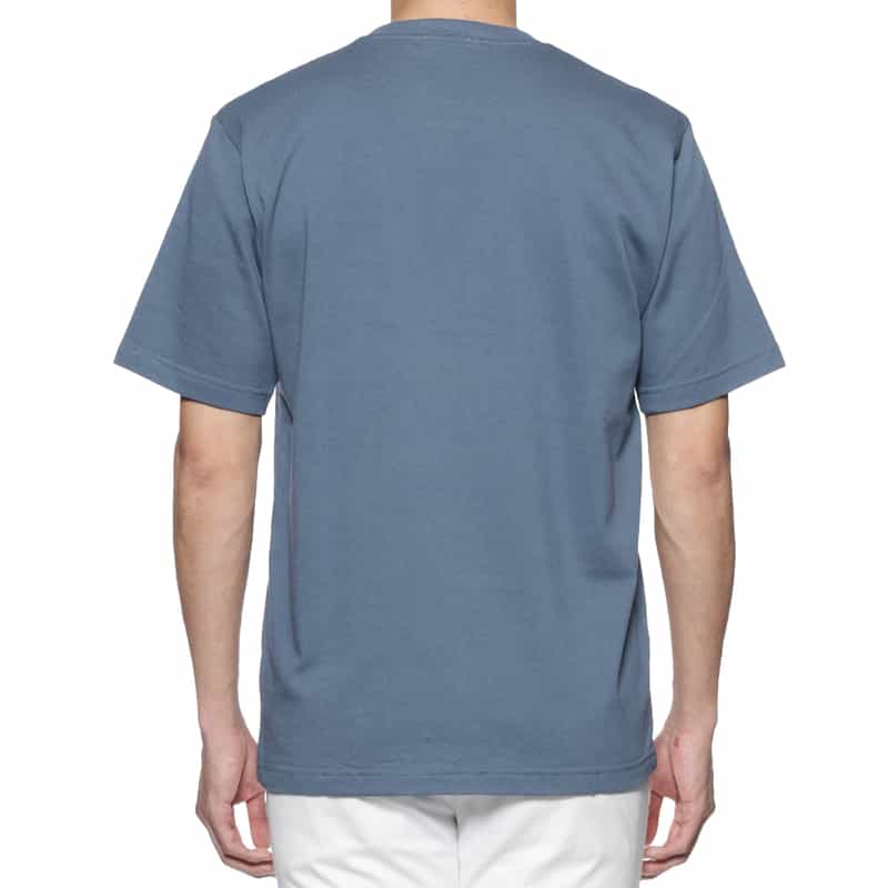 BARNEYS NEW YORK コットンリネン素材Tシャツ BLUE