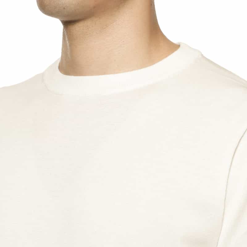 BARNEYS NEW YORK クルーネックニットTシャツ WHITE