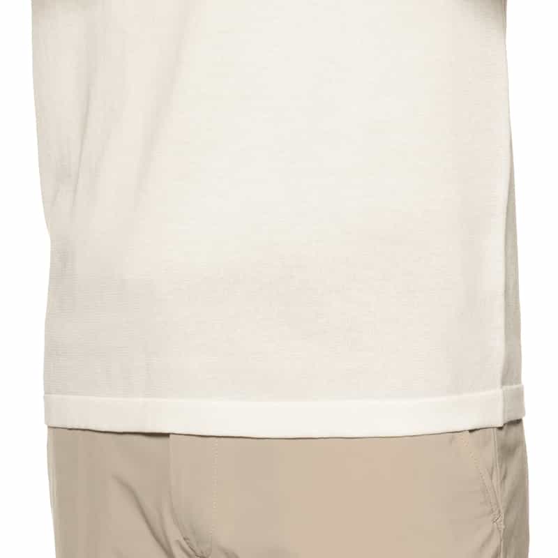 BARNEYS NEW YORK クルーネックニットTシャツ WHITE