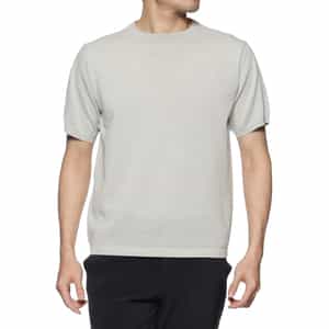 クルーネックニットTシャツ