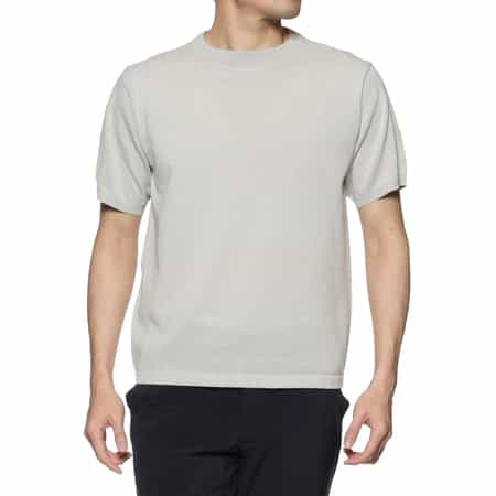 クルーネックニットTシャツ