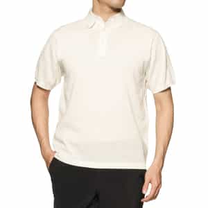 ニットポロシャツ