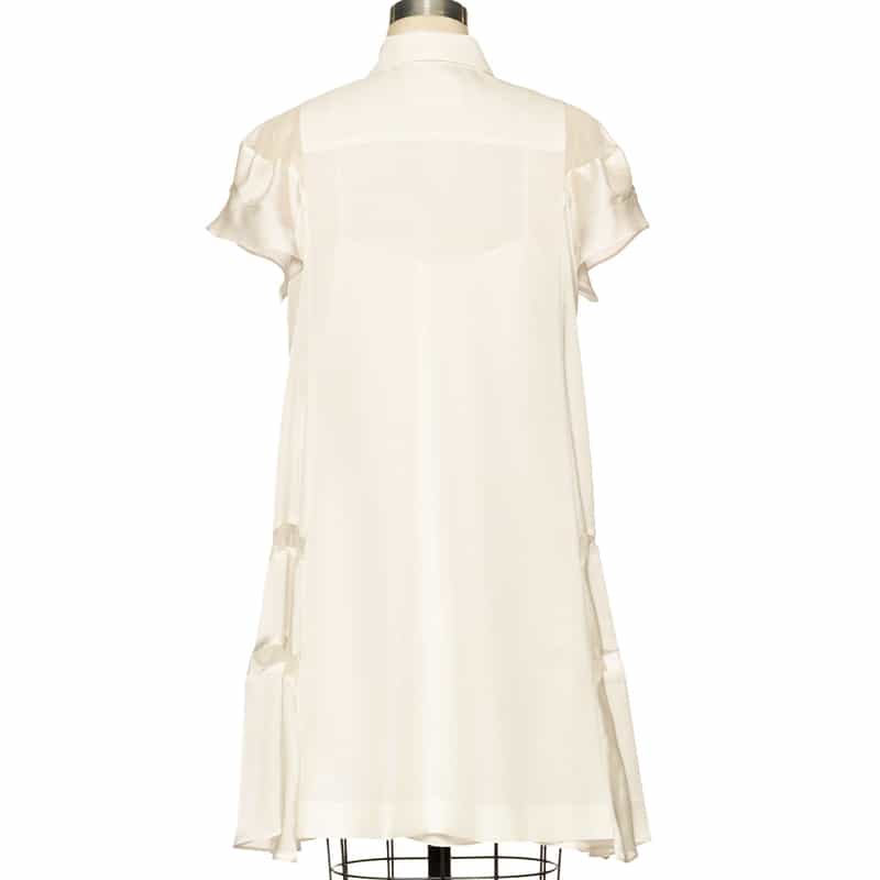 SACAI コンビネーション ドレス （インナードレス付き） WHITE