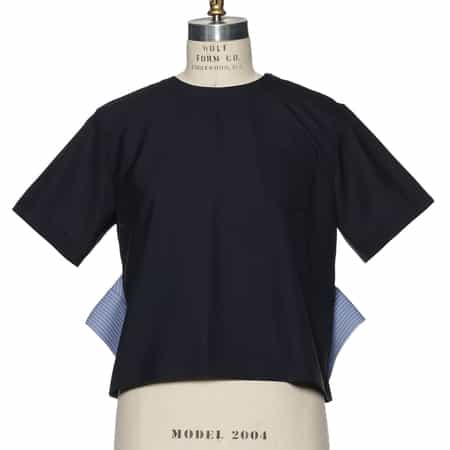 コンビネーション バックプリーツニットプルオーバー（2240360