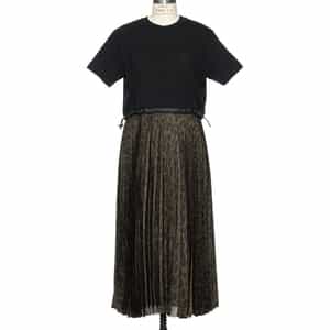 コンビネーション プリーツドレス（2240361）｜SACAI(サカイ