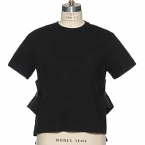 国内発送【sacai】コンビネーション バックフリルヘムカットソー コンビネーション バックフリルヘム カットソー（2240364