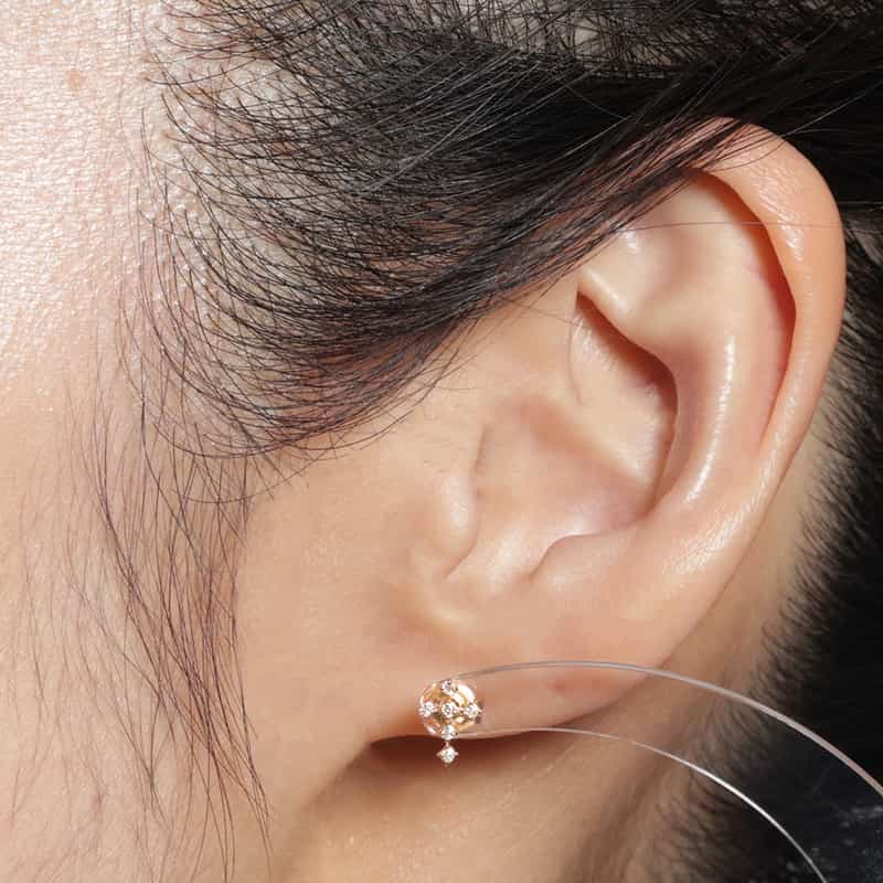 SAFFRAAN SAFFRAAN＜サフラン＞ピアス （ダイヤモンド） NONE(0000)