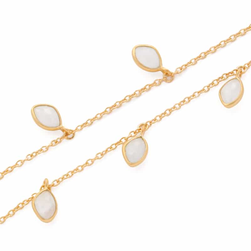 LA SOEUR LA SOEUR＜ラ スール＞ネックレス （ムーンストーン） NONE(0000)