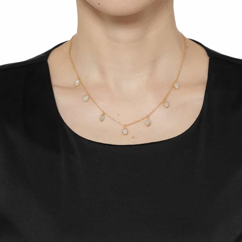 LA SOEUR LA SOEUR＜ラ スール＞ネックレス （ムーンストーン） NONE(0000)