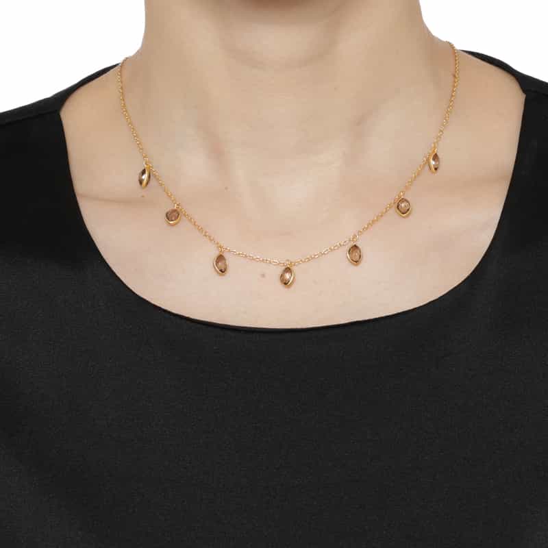 LA SOEUR LA SOEUR＜ラ スール＞ネックレス （スモーキークォーツ） NONE(0000)