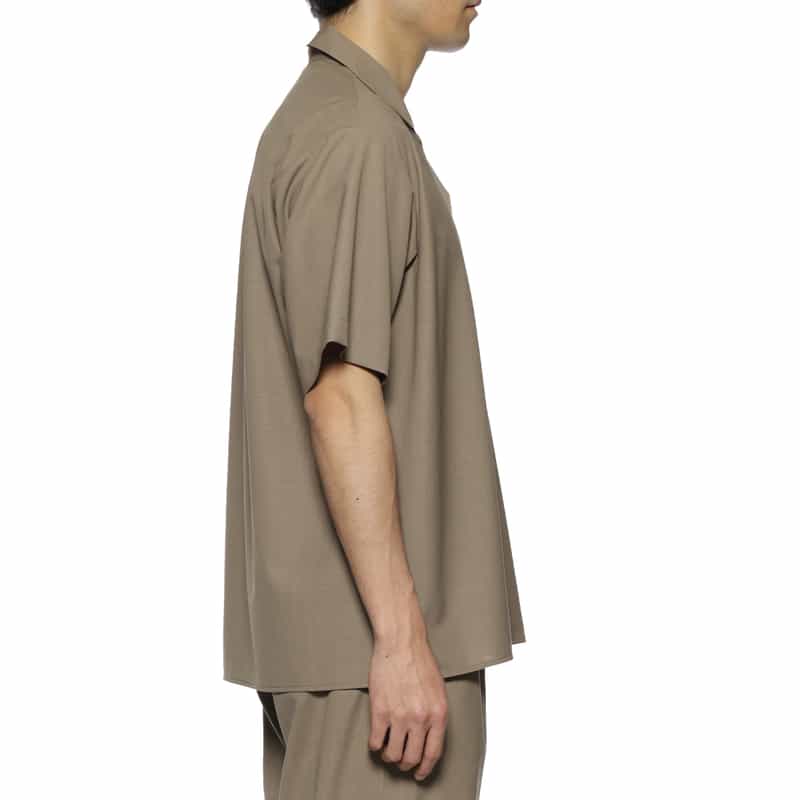 BARNEYS NEW YORK セットアップ オープンカラーシャツ BEIGE