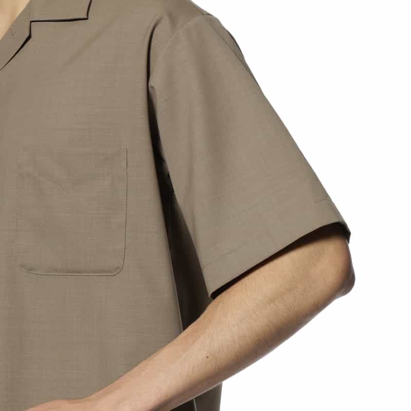 BARNEYS NEW YORK セットアップ オープンカラーシャツ BEIGE