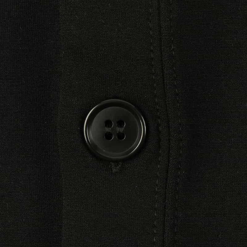 BARNEYS NEW YORK ポンチ素材スウェットカーディガン BLACK