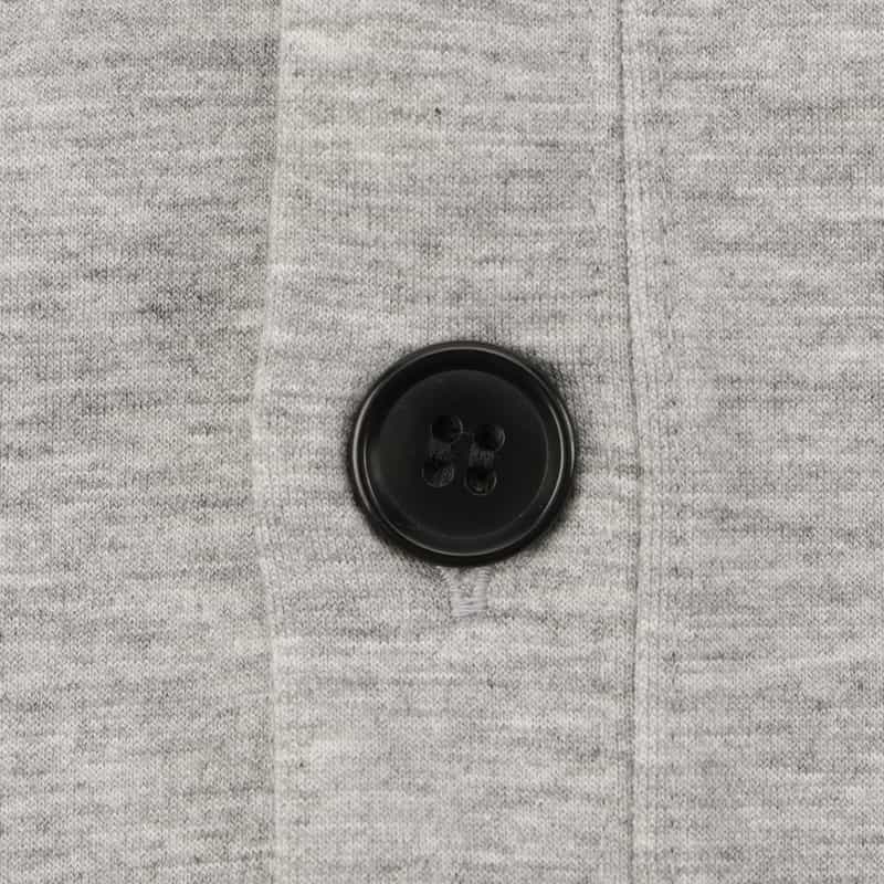 BARNEYS NEW YORK ポンチ素材スウェットカーディガン GRAY