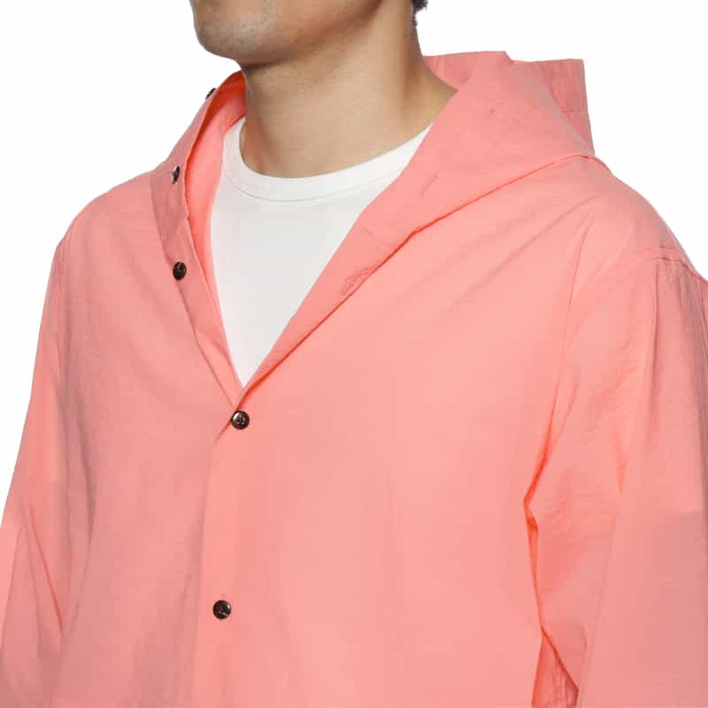 BARNEYS NEW YORK フード付きシャツ PINK