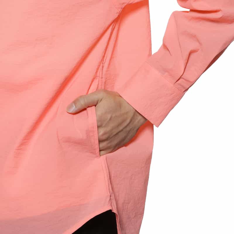 BARNEYS NEW YORK フード付きシャツ PINK